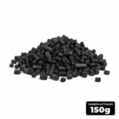 GENERICO - Carbón Activado Granulado para Acuarios Material Filtrante químico x 150 gramos