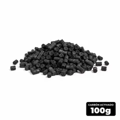 GENERICO - Carbón Activado Granulado para Acuarios Material Filtrante químico x 100 gramos