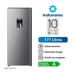 INDURAMA - Refrigeradora 177 Litros Monopuerta Autofrost + Dispensador de agua RI-289D (Nuevo Modelo)