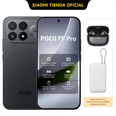 XIAOMI - POCO F9 Pro 512 GB Negro + REDMI Buds 8 Pro+Power Bank