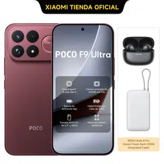 XIAOMI - POCO F9 Ultra 512 GB Cereza oscuro + REDMI Buds 8 Pro+Power Bank.