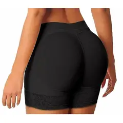 GENERICO - Faja Short Levanta glúteos con relleno y pretina para mujer