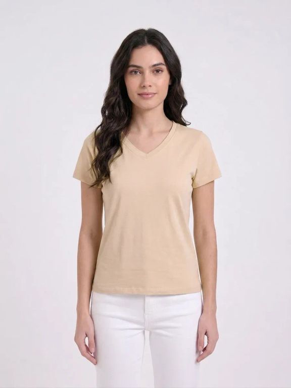 Polo Básico Algodón Mujer