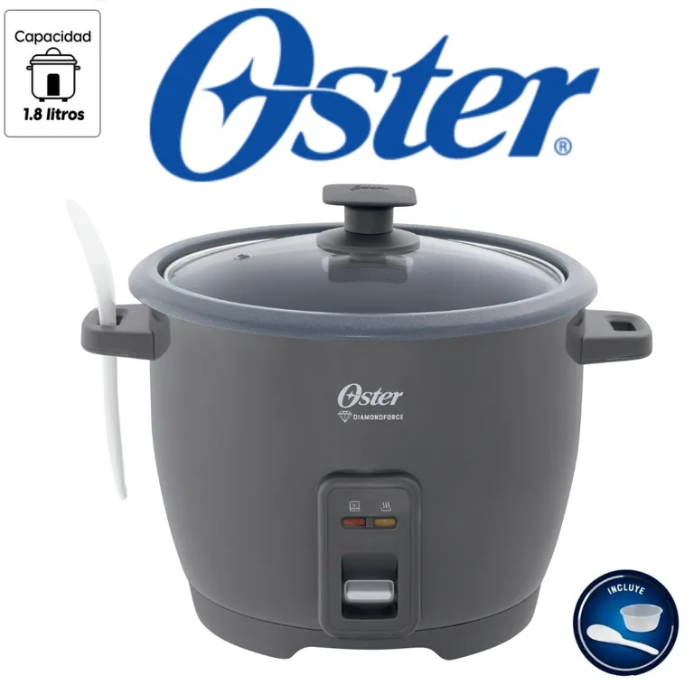 OLLA ARROCERA 1.8L 10TAZAS COLOR GRIS MOD CKSTRCB10DFSKE