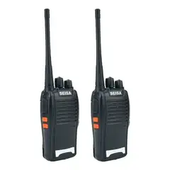 SEISA - Walkie Talkie Radio Pack 2 Unid Portatil Transmisor Receptor