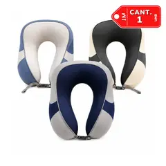 INSPIRA MARKET - Almohada de Viaje Cervical en Forma de U con Soporte para Cuello