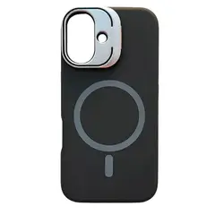 IBOX - Case iPhone 16 Soft Line MagSafe con Soporte negro
