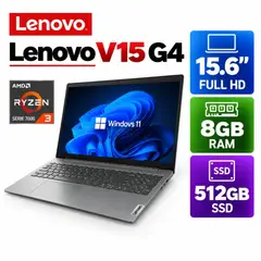 LENOVO - V15 G4 AMN Ryzen 3-7320U, 8GB RAM, 512GB SSD, 15.6″ FHD