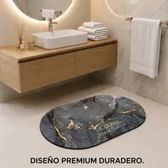 GENERICO - Alfombra de Baño Anti Deslizante Confort Plus Marmol