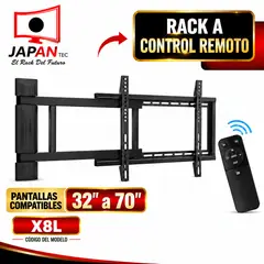 JAPANTEC EL RACK DEL FUTURO - Soporte Eléctrico Extensible para TV de 32 a 70 Pulgadas