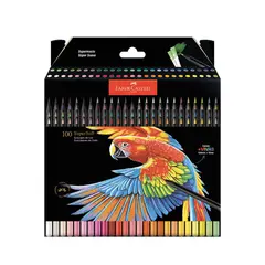 FABER-CASTELL - Ecolápices de color Supersoft 100 colores
