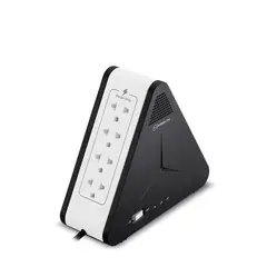 POWER LITE - Estabilizador de Voltaje Simetric PLI1110 1100VA 500W 8 Salidas AVR