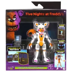 JAZWARES - Five Nights At Freddys Set de Figura Lolbit con Módulo de Control con Ojos Brillantes