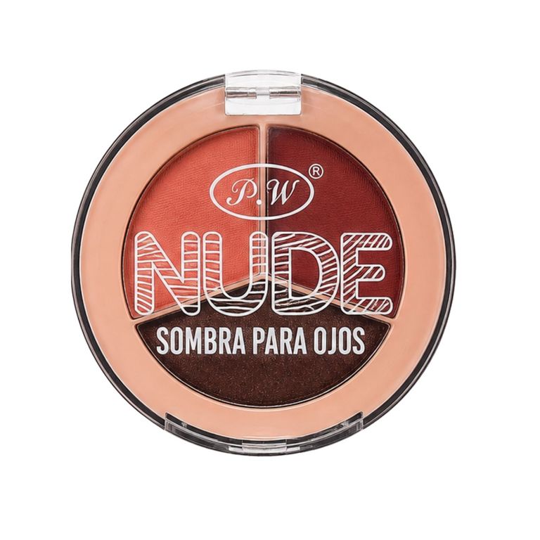 Paleta compacta redonda sombra para ojos tono 01 - P&W