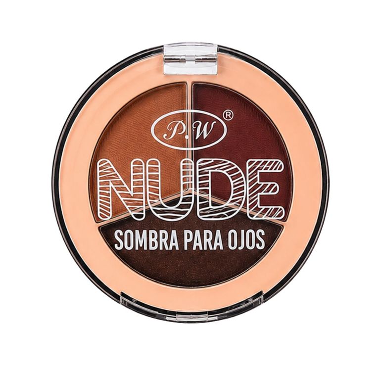 Paleta compacta redonda sombra para ojos tono 02 - P&W