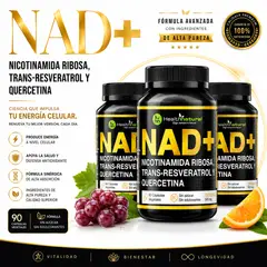 HEALTHNATURAL - PACK 3 NAD+ 1500MG