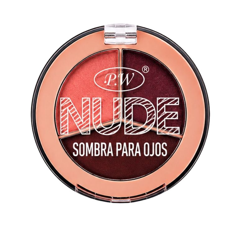 Paleta compacta redonda sombra para ojos tono 04 - P&W