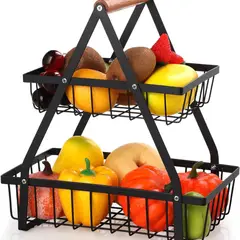 GENERICO - Cesta para fruta y verduras 2 NIVELES