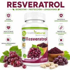 HEALTHNATURAL - RESVERATROL 500MG