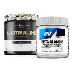 GENERICO - L-Citrulina Redcon1 180 G - 60 servicios + Beta Alanina GAT SPORT 200 Gramos - 100 Servicios