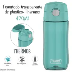 THERMOS - Tomatodo Transparente de 470 ml - Verde