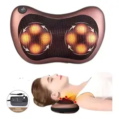 OEM - Cojín Masajeador Eléctrico Shiatsu Cervical Lumbar Cuello Espalda