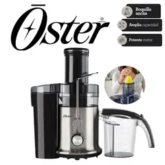 OSTER - EXTRACTORA 1.25LT 2 VELOCIDADES COLOR CROMADO MOD FPSTJE320S