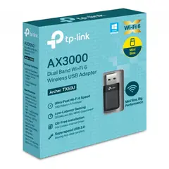 TP LINK - Adaptador USB TP-Link Archer TX50U Wi-Fi 6 AX3000 Wireless