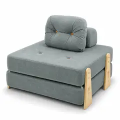 GENERICO - Sofá Cama Plegable 2 en 1 con Respaldo Acolchado