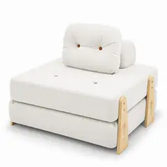 GENERICO - Sofá Cama Plegable 2 en 1 con Respaldo Acolchado