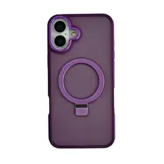 IBOX - Case para iphone 16 pro vibes 360, protección 360°, con magsafe para carga inalámbrica, morado