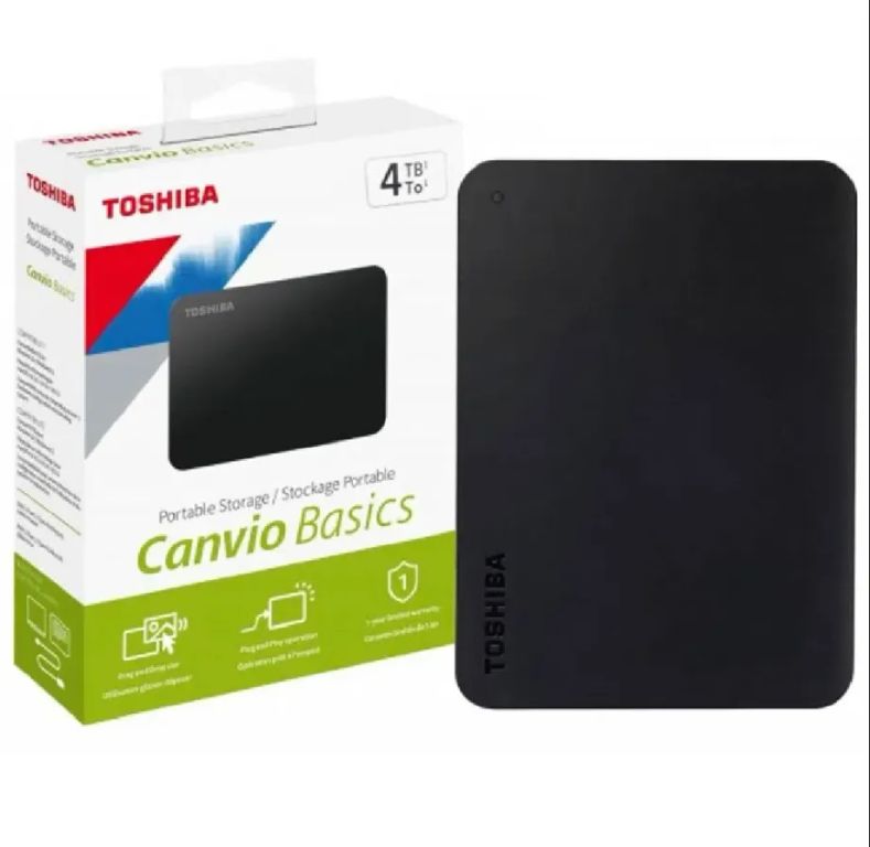 DISCO DURO DE 4 TB COLOR NEGRO