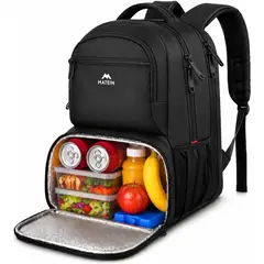 MATEIN - Mochila Urbana 1160 Con Bolsillo Térmico Para Almuerzo Viaje Estudio Trabajo Portalaptop 17