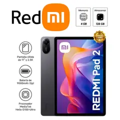 REDMI - TABLET 11" RAM 4GB SSD 128GB COLOR GRIS MOD PAD 2