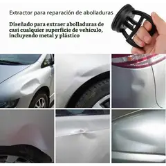 GENERICO - 2 Piezas Repara Abolladura Succión Ventosa Saca Golpe Para Auto