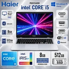 HAIER - Laptop Y15T Core I5-1135G7 8GB 512GB SSD 15.6"