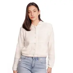 SUAL - Cardigan Tejido en Hilo con Textura