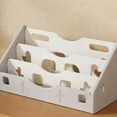GENERICO - Librero Montessori Infantil Organizador de Libros Gris