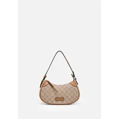 RENZO COSTA - CARTERA MONOGRAM ZIA BAGUETTE