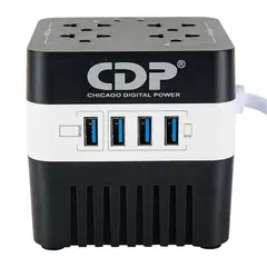 CHICAGO - Estabilizador de corriente ChicagoDigital 4 tomas/4 USB