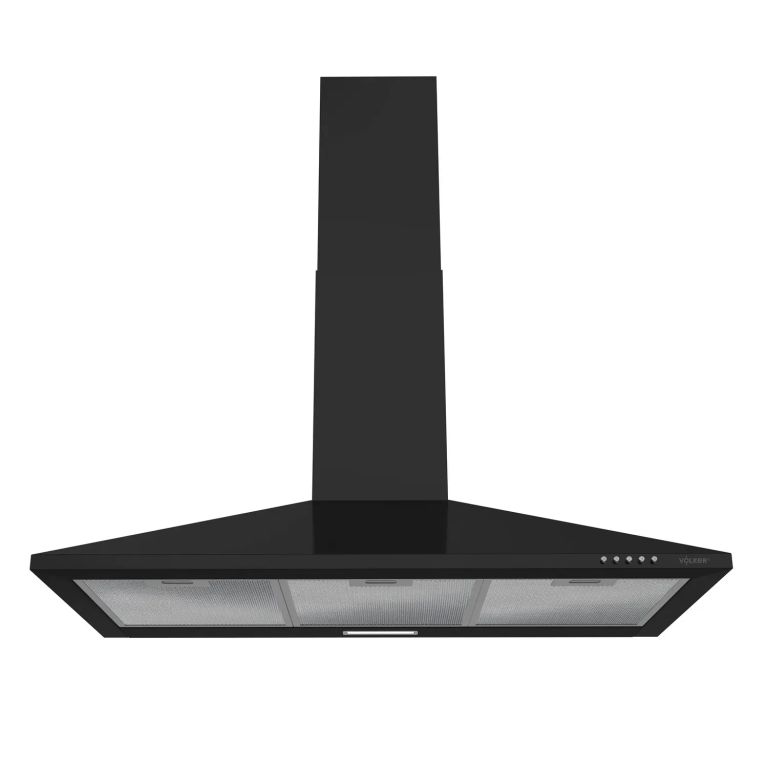 Campana decorativa Volker negro 90 cm - Modelo DECO PIRAM