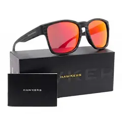 HAWKERS - Lentes De Sol Polarizado Core Raw Carbon Fiber HCRA25NRTP Ruby - Talla 56mm
