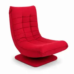 GENERICO - Sillón Giratorio 360° en Tela con Respaldo Ajustable