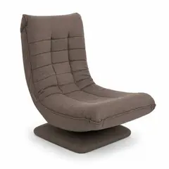 GENERICO - Sillón Giratorio 360° en Tela con Respaldo Ajustable