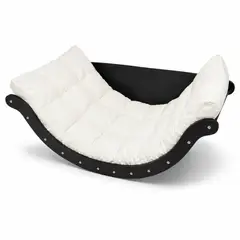 GENERICO - Sillón Mecedor Acolchado Convertible 2 en 1 con Función Mesa y Silla