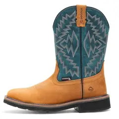 WOLVERINE - BOTAS CAMPERAS HOMBRE PUNTA DE ACERO CUERO IMPERMEABLE SUELAS ANTIDESLIZANTES