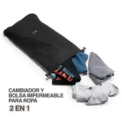 TERNX - - Bolso cambiador impermeable para Bebé, Organizador de Ropa, Color Negro