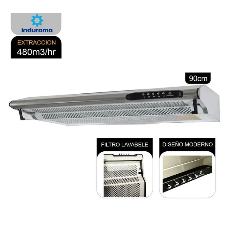 CEI-902CRP Campana Extractora de 90 cm y 3 Velocidades