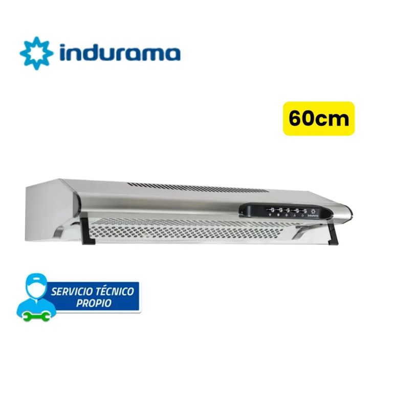 Campana Extractora CEI602CRP 3 Velocidades en Plata