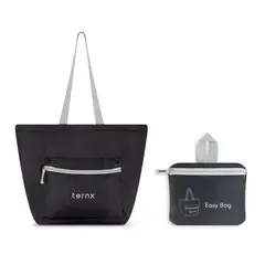 TERNX - - Bolso plegable multiuso, Color Negro
